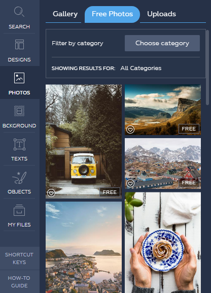 Crello Photos Screenshot