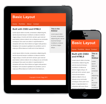 Tablet and Phone Screen Display