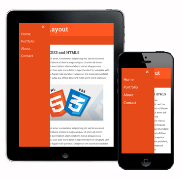 Tablet and Phone Screen Display